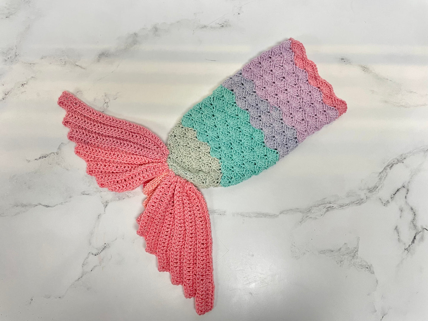 New Born Mermaid Tail Blanket